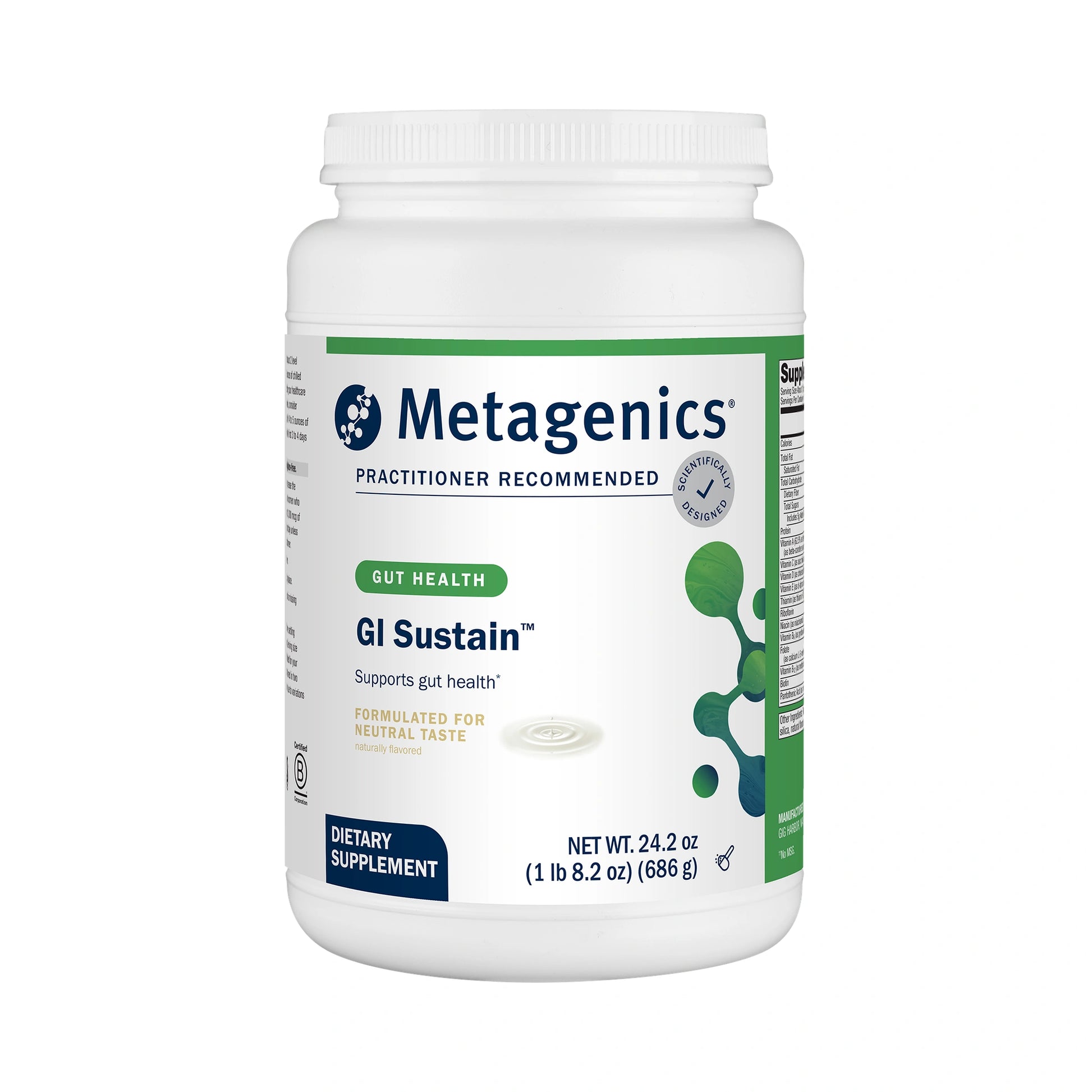 Metagenics GI Sustain 686g