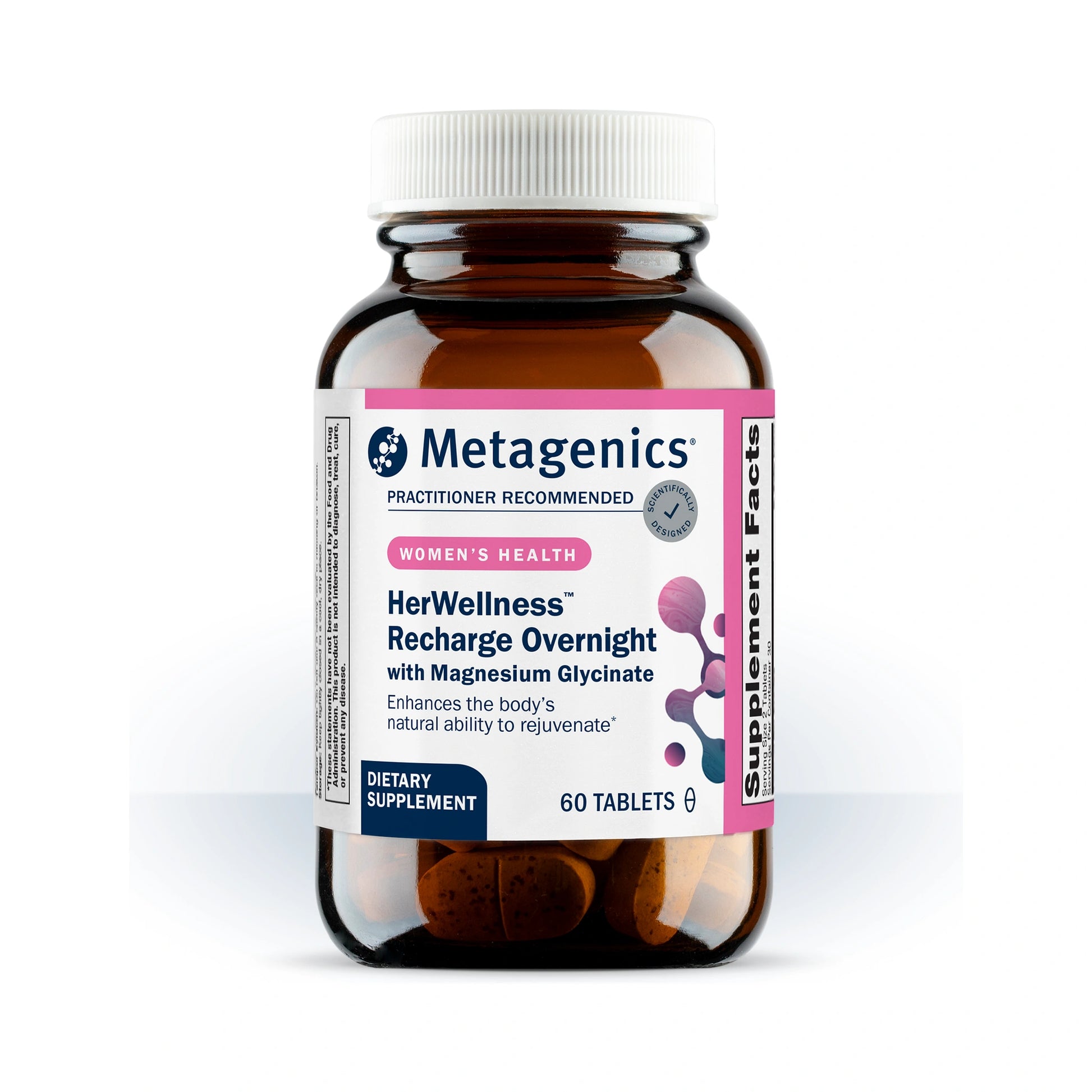 Metagenics HerWellness Recharge Overnight 60 Tablets