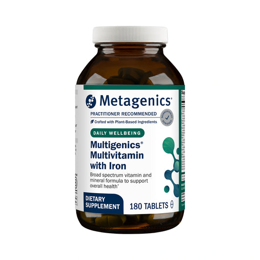 Metagenics Multigenics Multivitamin with Iron 180 Tablets