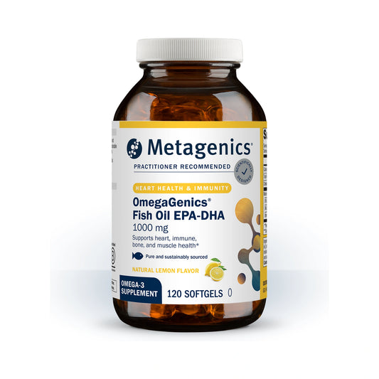 Metagenics OmegaGenics Fish Oil EPA-DHA 1000mg 120 Softgels