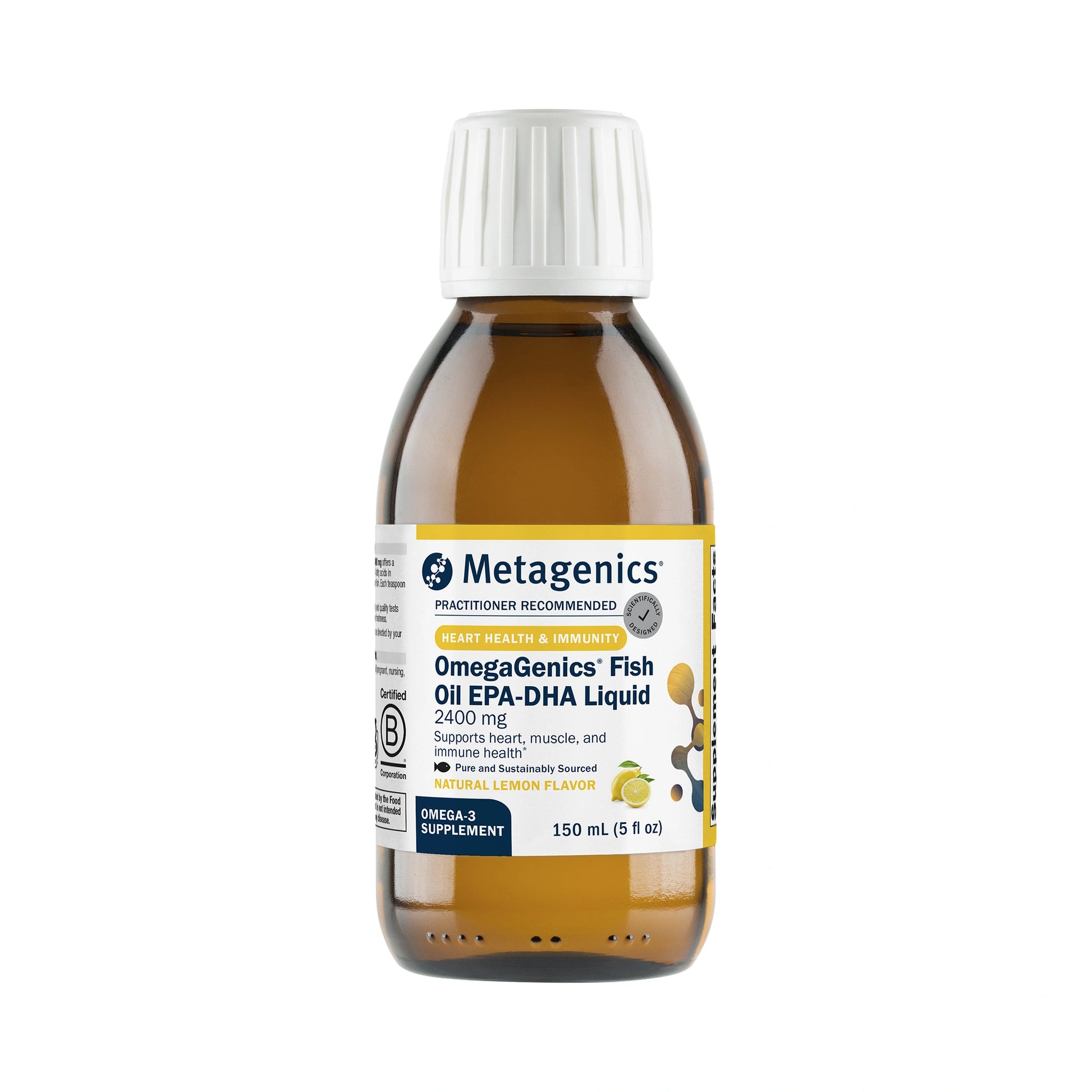 Metagenics OmegaGenics Fish Oil EPA-DHA Liquid 2400mg 150mL