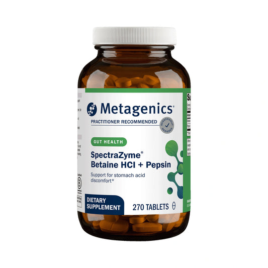 Metagenics SpectraZyme Betaine HCI + Pepsin 270 Tablets