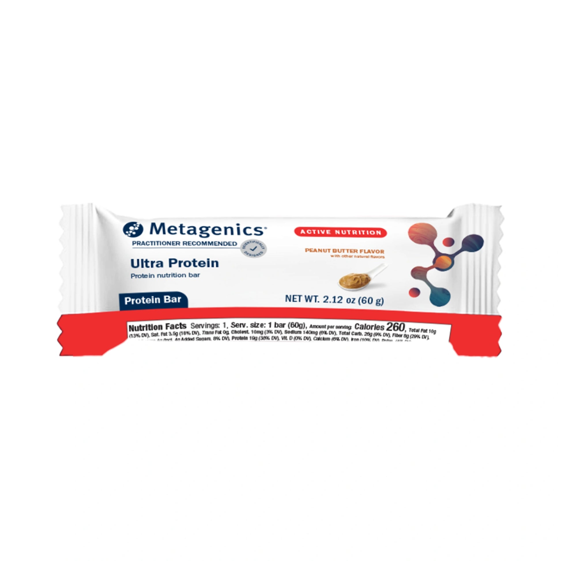 Metagenics Ultra Protein Bar Peanut Butter 12 Bars