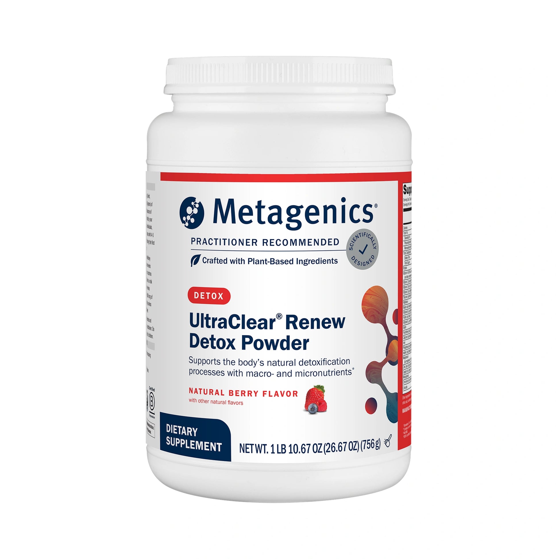 Metagenics UltraClear Renew Detox Powder Berry 756g