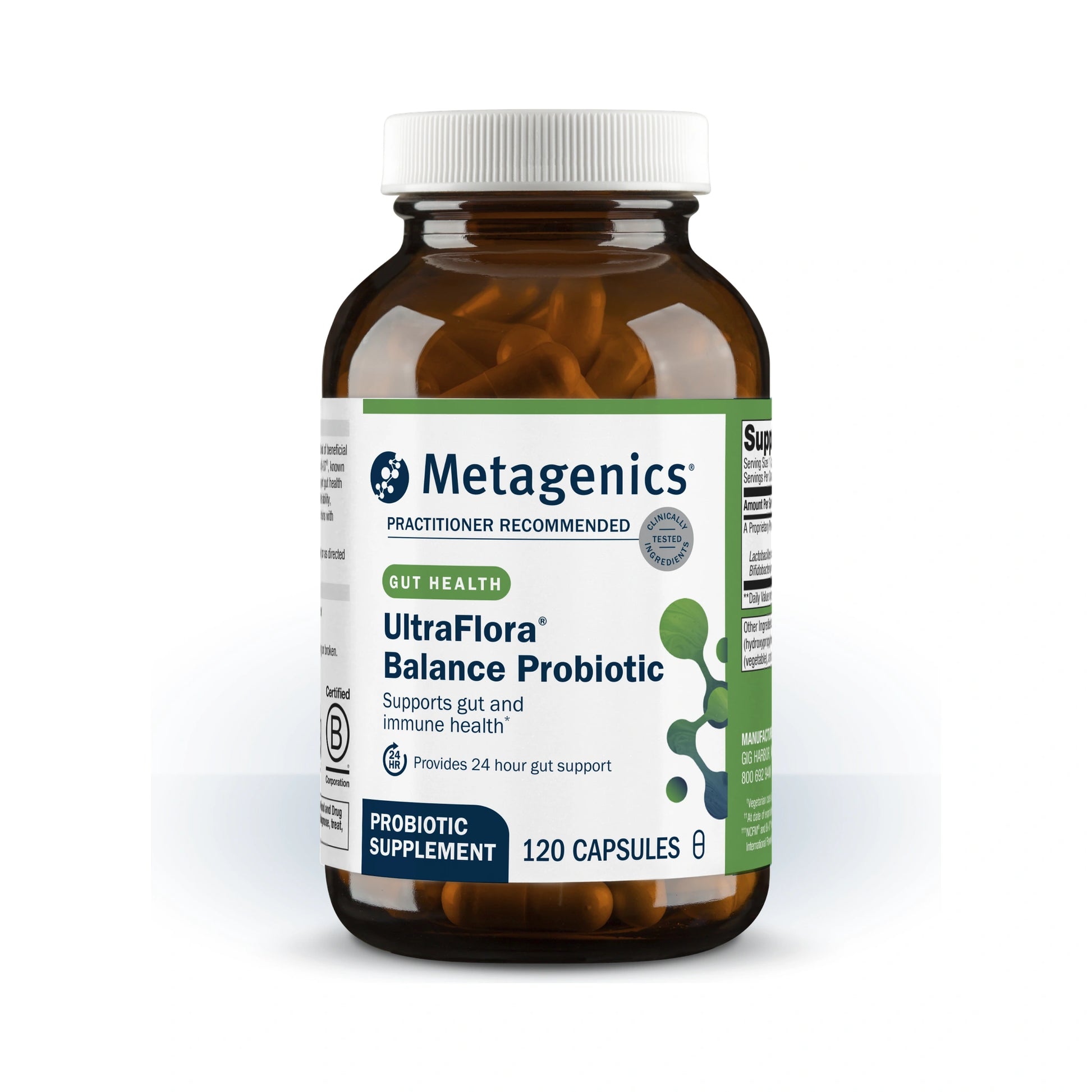 Metagenics UltraFlora Balance Probiotic 120 Capsules