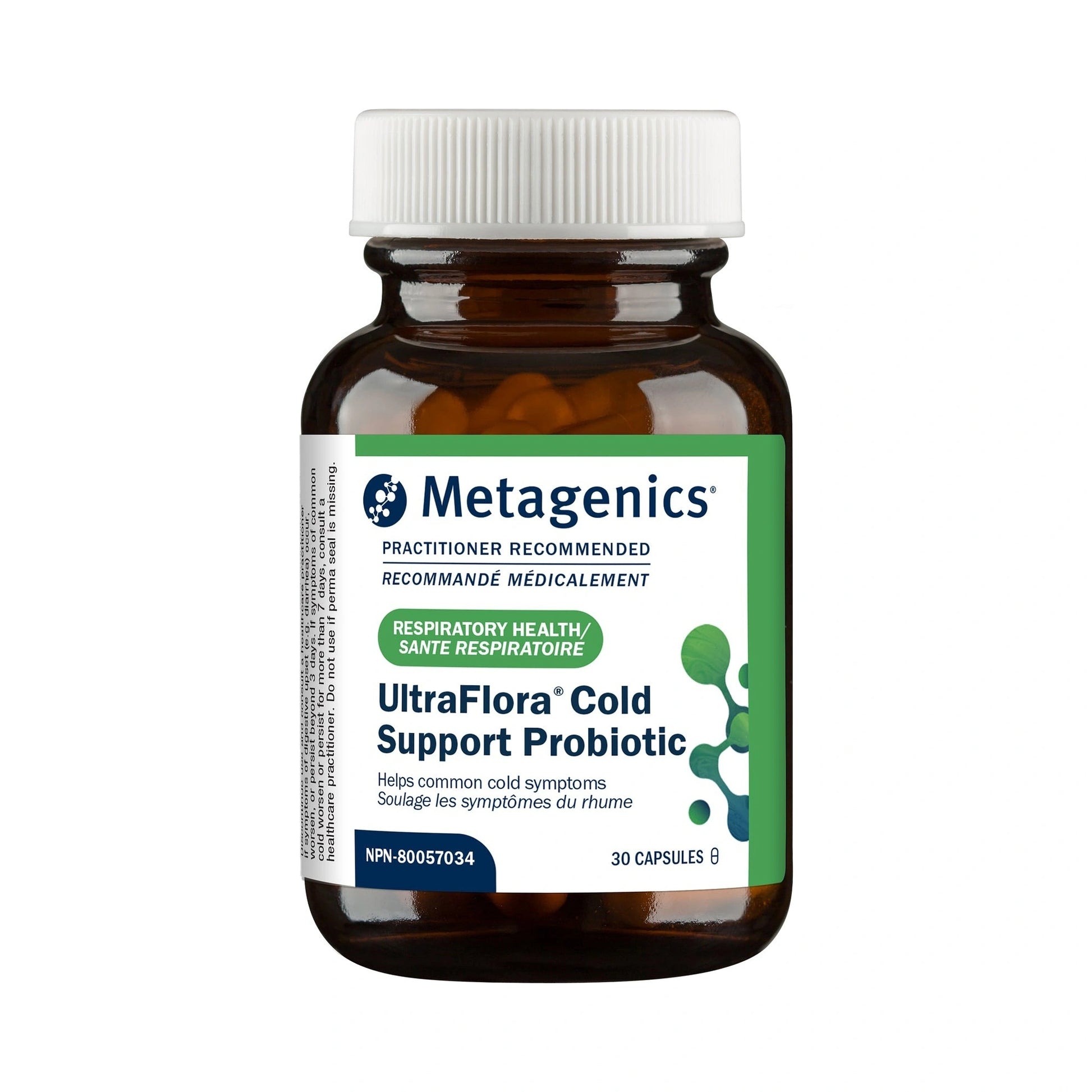 Metagenics UltraFlora Cold Support Probiotic 30 Capsules