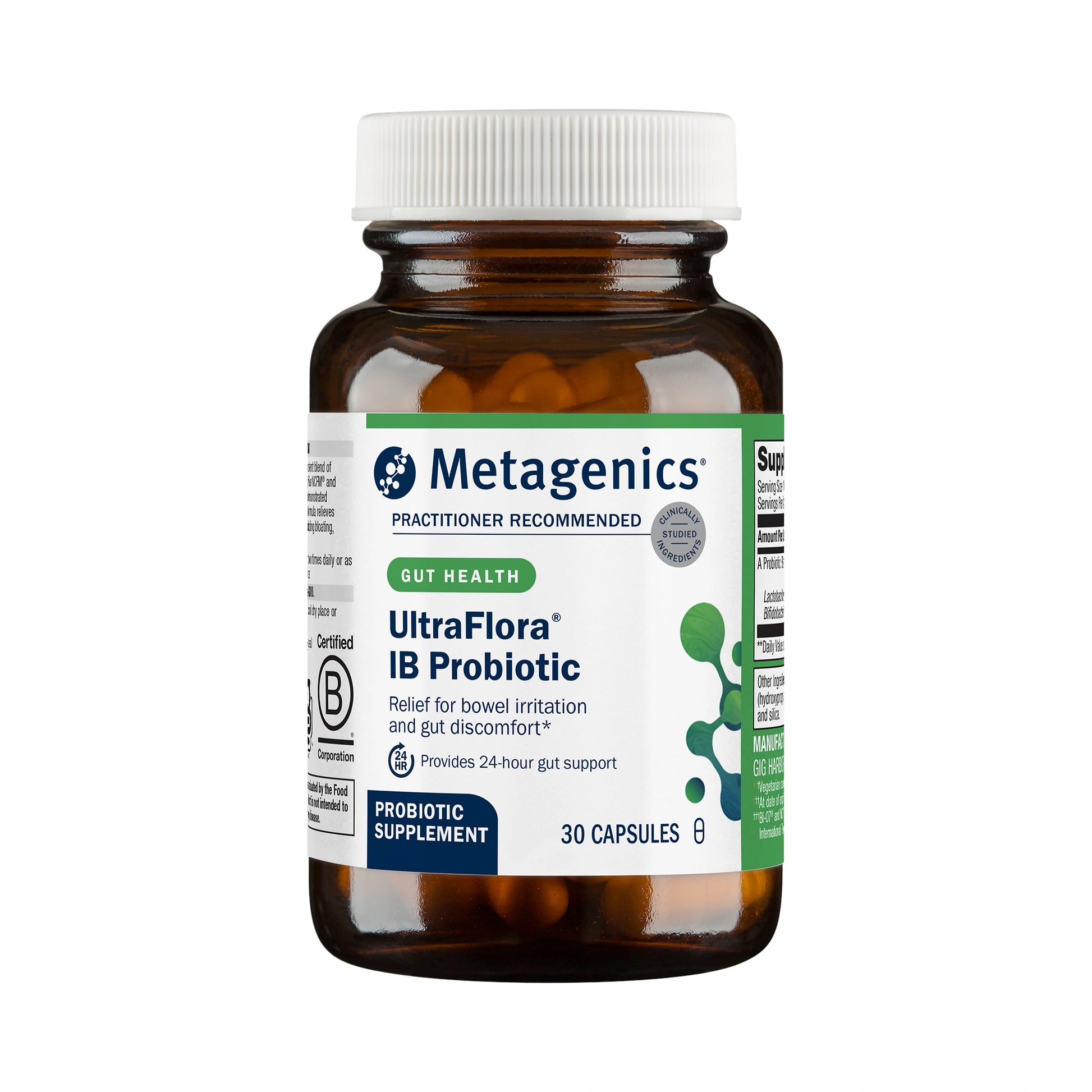 Metagenics UltraFlora IB Probiotic 30 Capsules