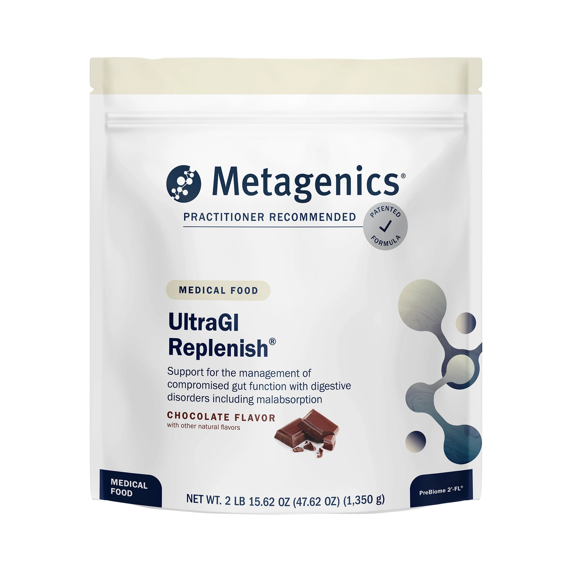 Metagenics UltraGI Replenish Chocolate 1350g