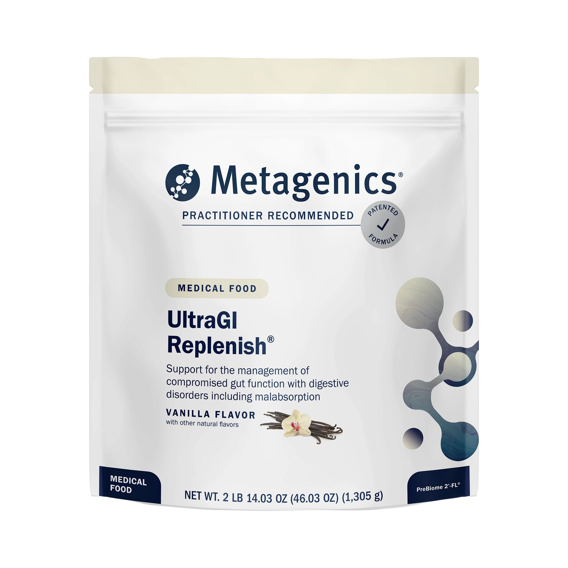 Metagenics UltraGI Replenish Vanilla 1305g
