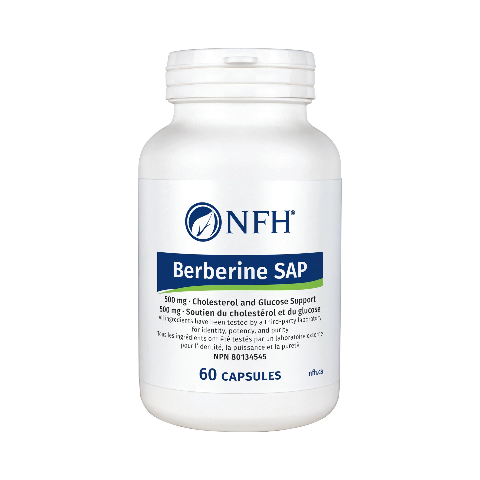NFH Berberine SAP 500mg 60 Capsules