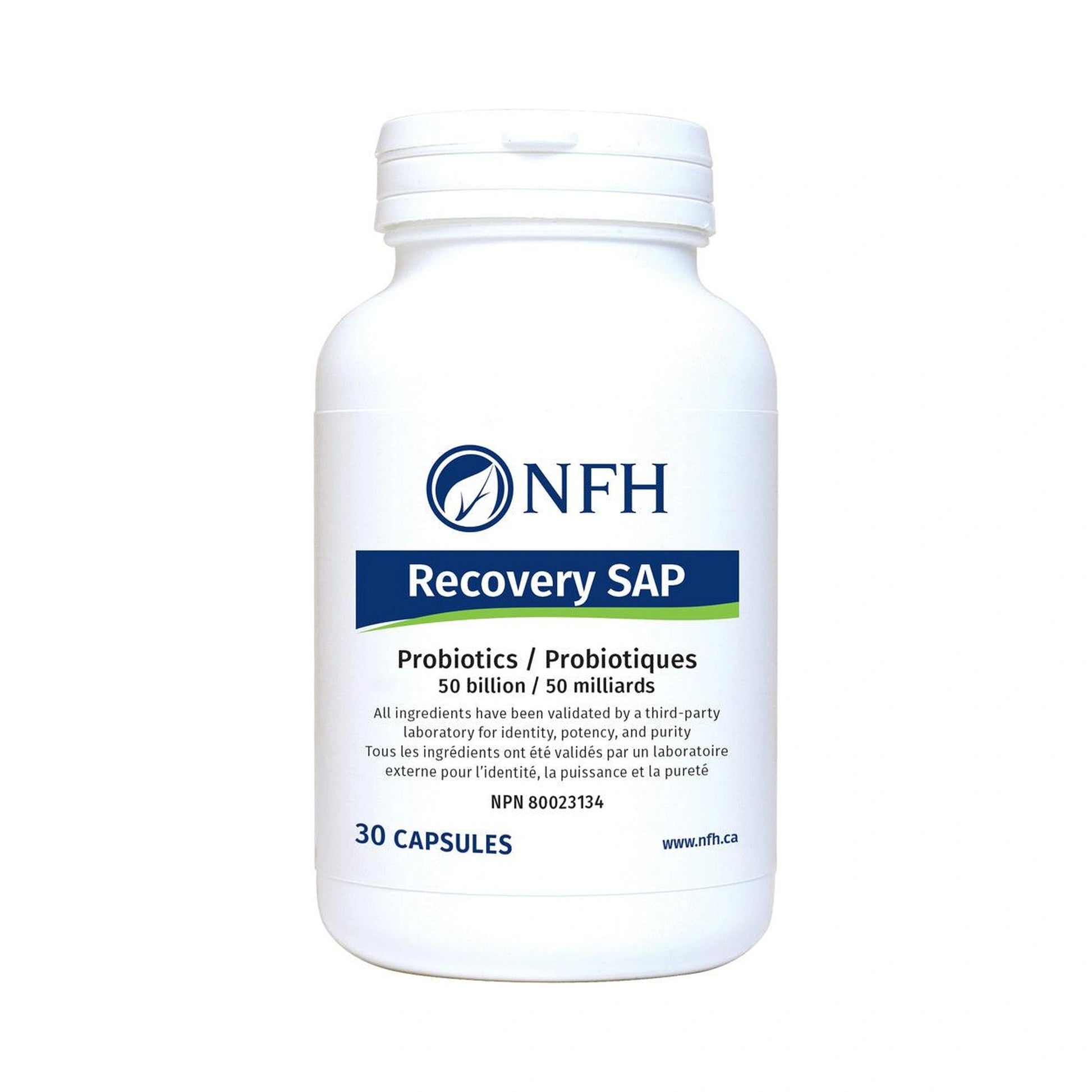 NFH Recovery SAP 50B 30 Capsules