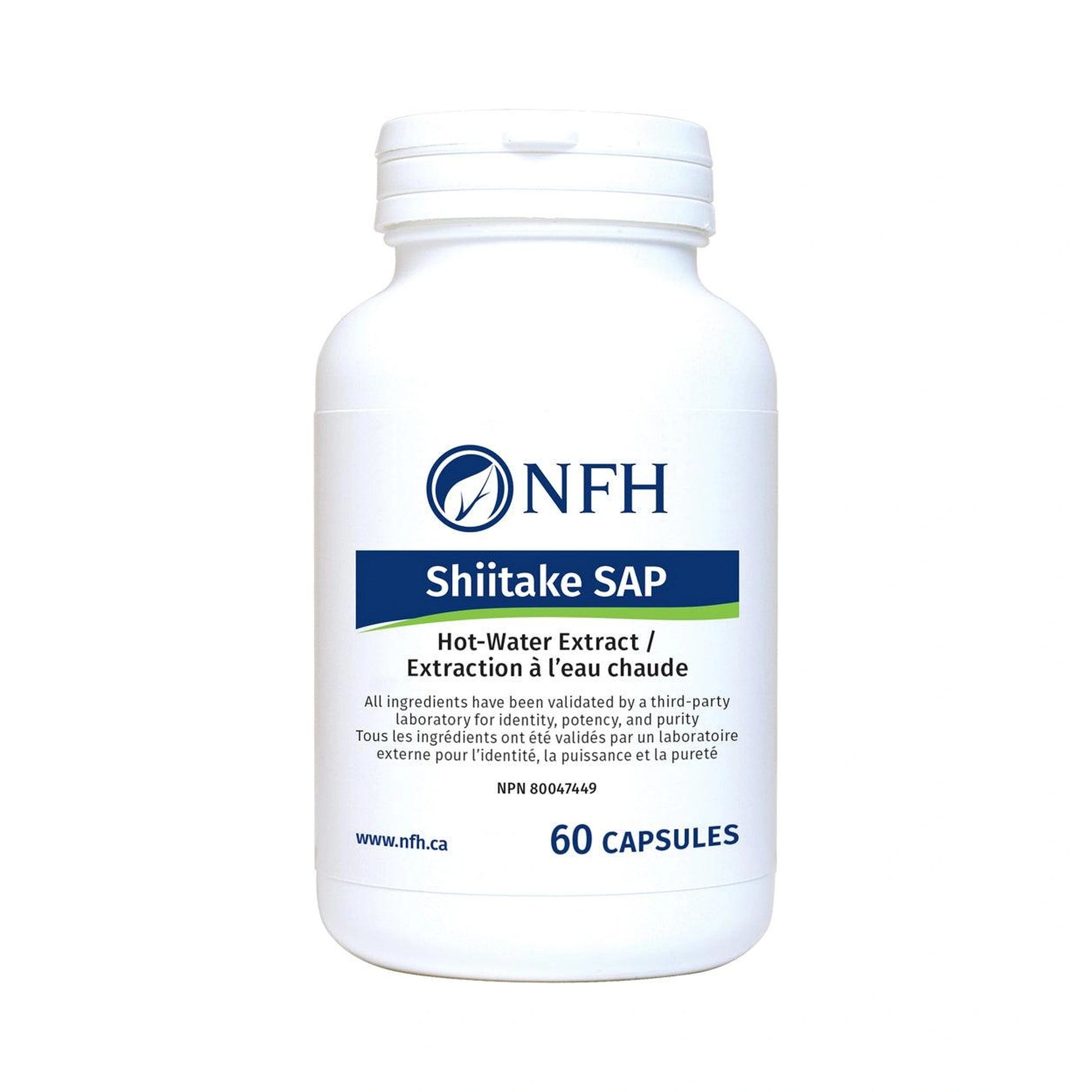 NFH Shiitake SAP 60 Capsules