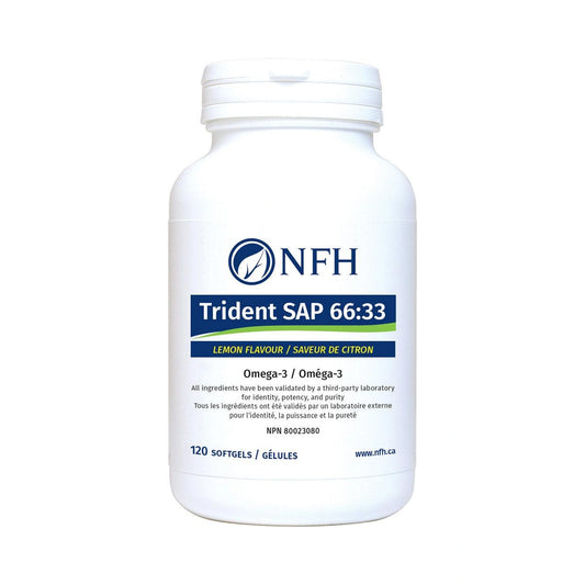 NFH Trident SAP 66:33 Natural Lemon Flavour 120 Softgels