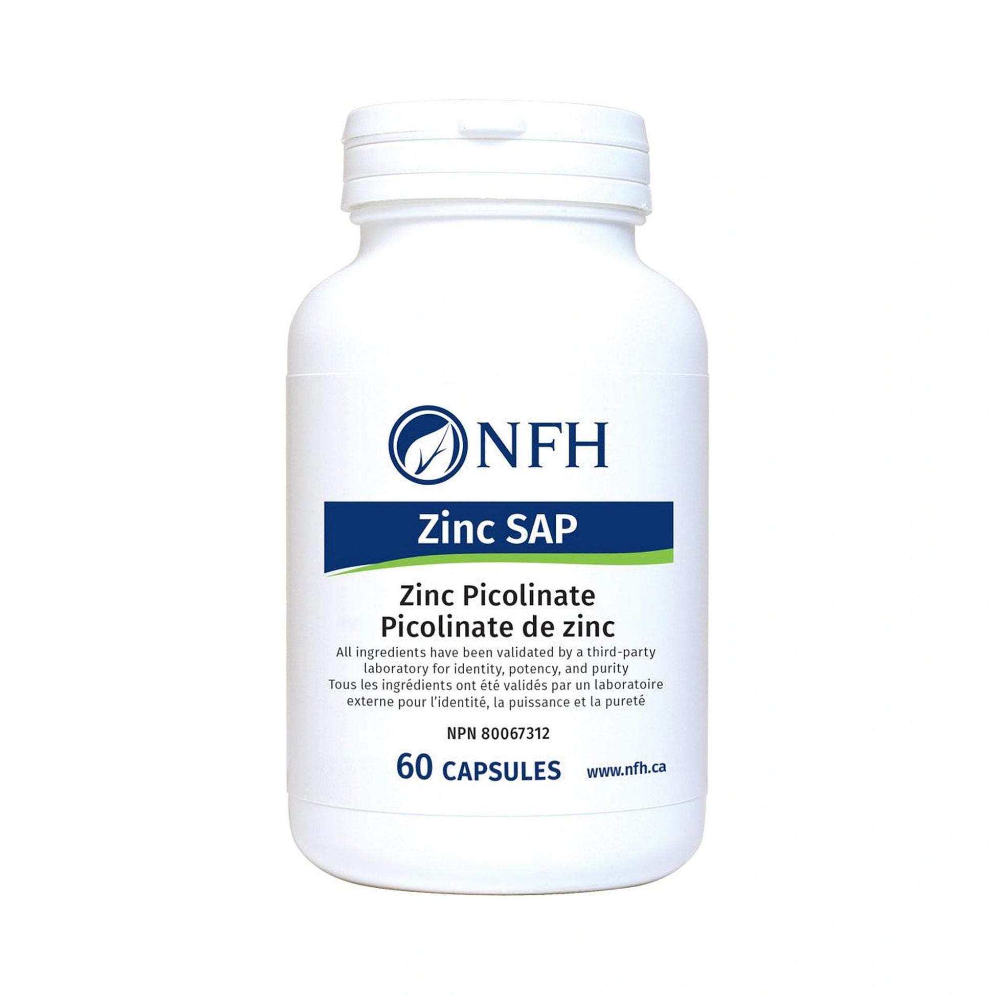 NFH Zinc SAP 60 Capsules