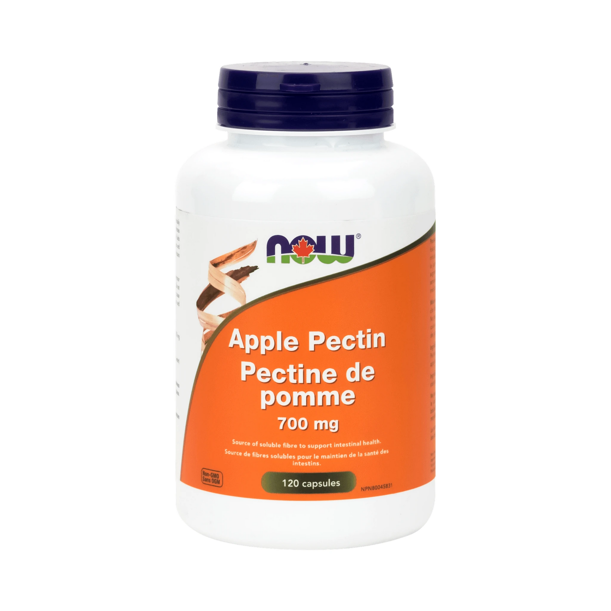 NOW Apple Pectin 700mg 120 Veg Capsules