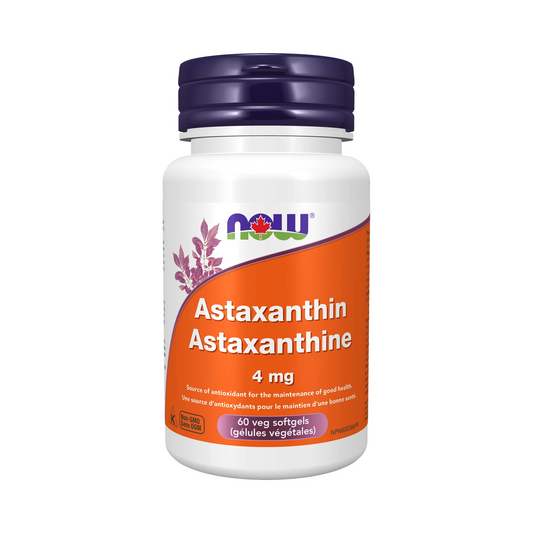 NOW Astaxanthin 4 mg 60 Veg softgels