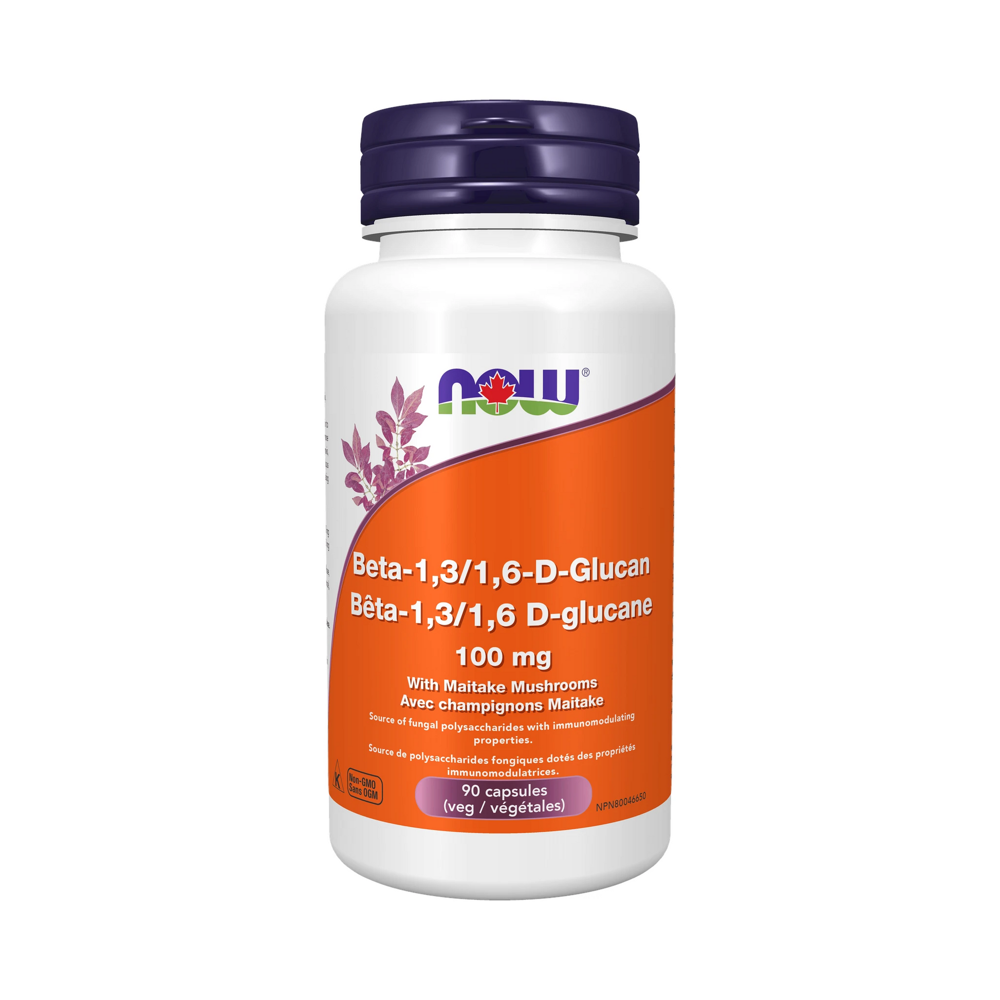 NOW Beta1,3/1,6-D-Glucan 100mg 90 Veg Capsules
