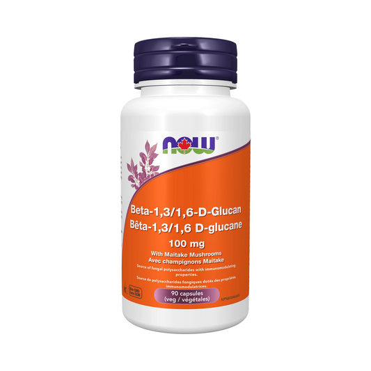 NOW Beta1,3/1,6-D-Glucan 100mg 90 Veg Capsules