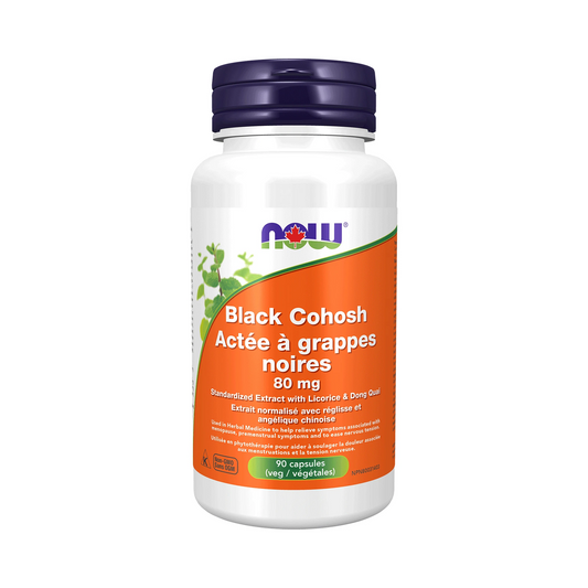 NOW Black Cohosh Extract 80mg 90 Veg Capsules