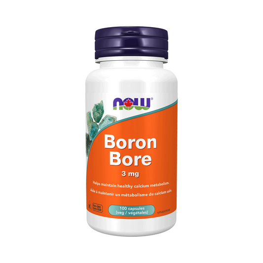 NOW Boron 3mg 100 Veg Capsules