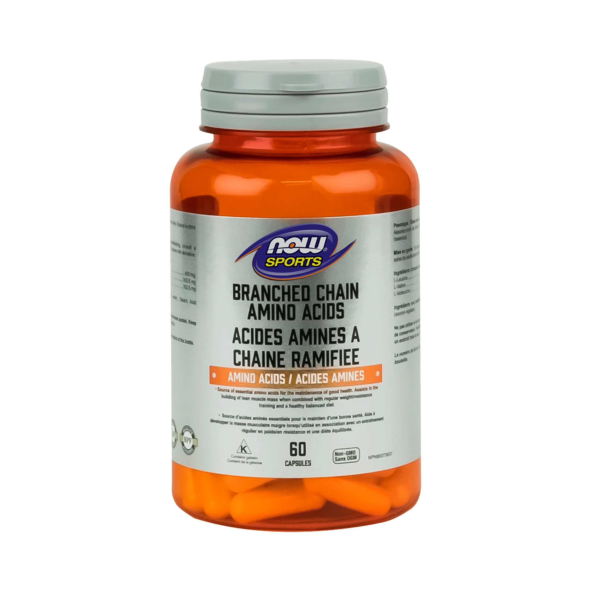 NOW Branched Chain Amino Acid 60 Capsules – Wellness Supplement