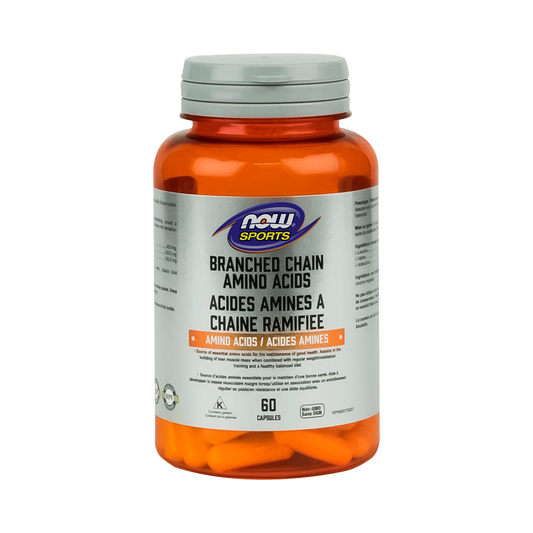 NOW Branched Chain Amino Acid 60 Capsules