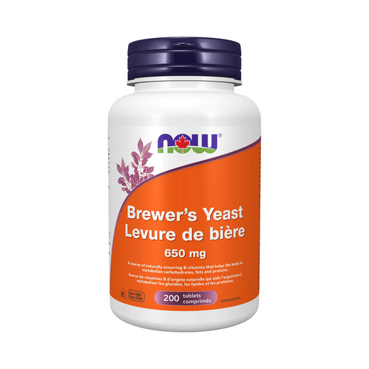 NOW Brewer's Yeast 650mg 200 Tablets
