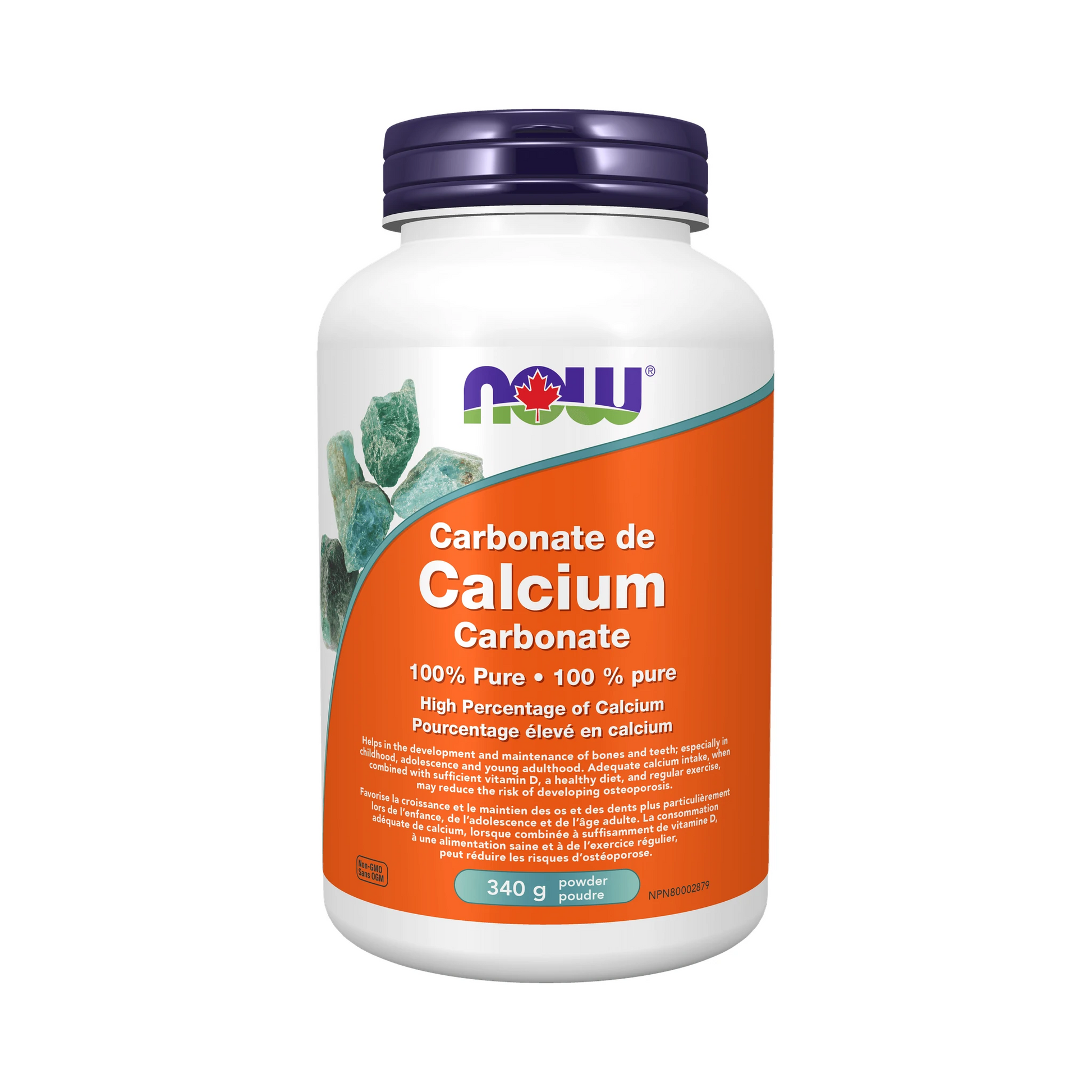 NOW Calcium Carbonate Powder 340g