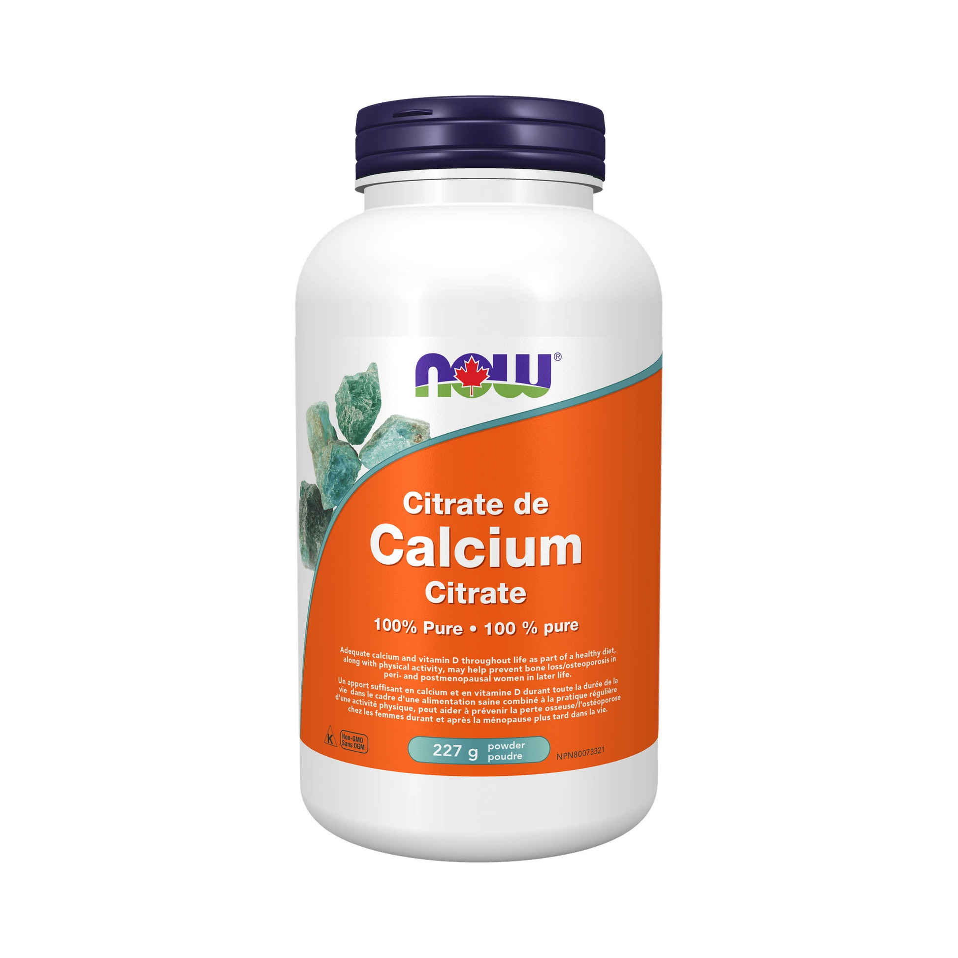NOW Calcium Citrate Powder 227g