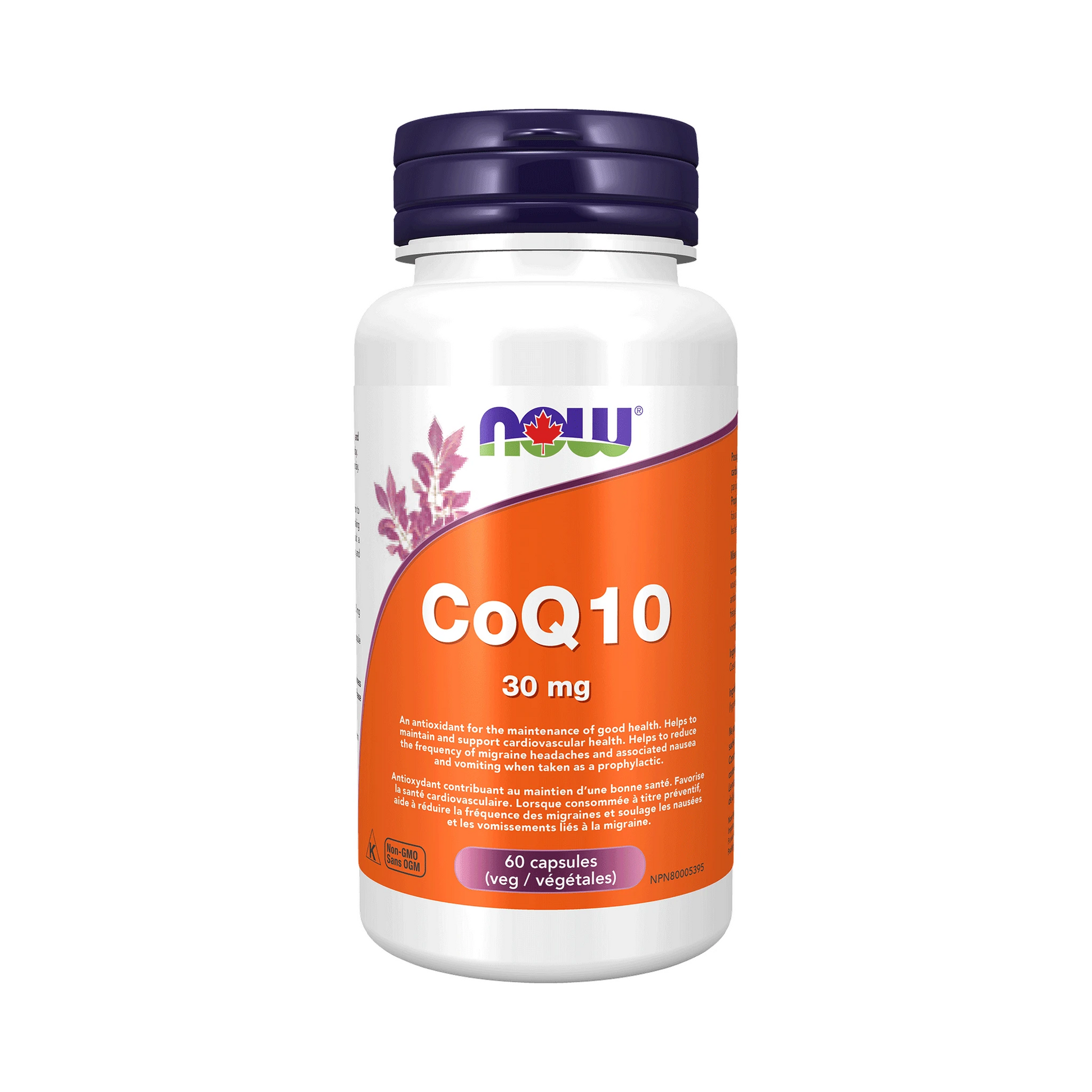 NOW CoQ10 30mg 60 Veg Capsules