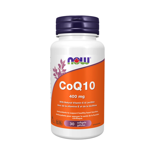 NOW CoQ10 400mg 30 Softgels