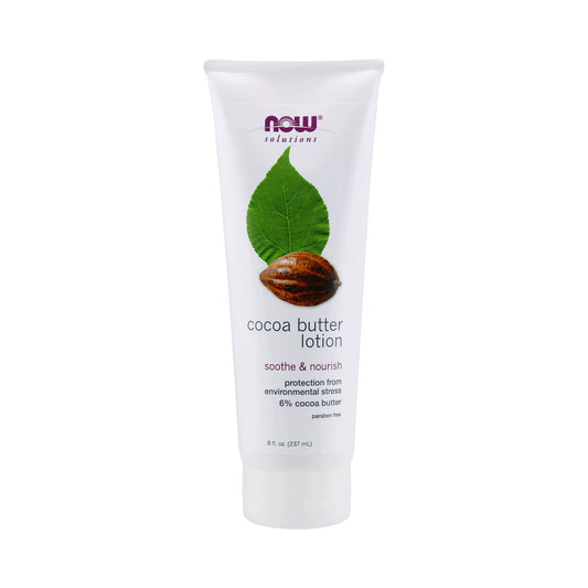 NOW Cocoa Butter Lotion 237mL