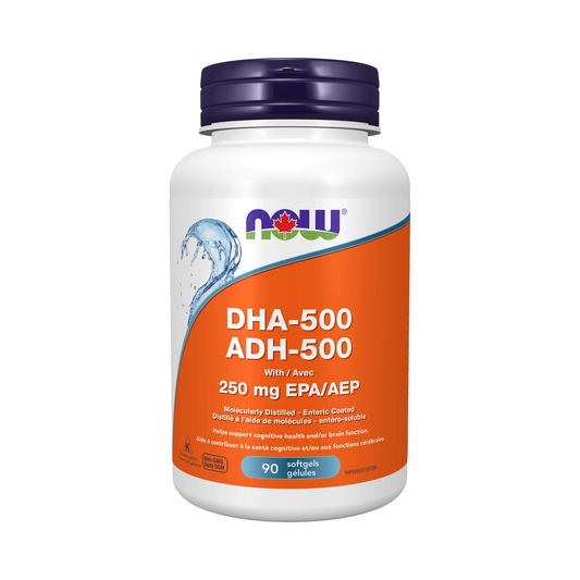 NOW DHA-500 1000mg 90 Softgels