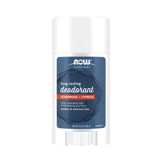 NOW Deodorant Stick Cedarwood + Cypress 62g