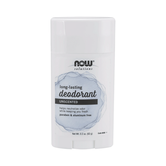 NOW Deodorant Stick Unscented 62g
