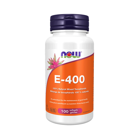 NOW E-400IU Mixed Tocopherols 100 Softgels