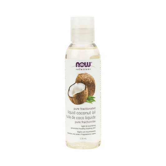 NOW Fractionated Liquid Coconut Oil 118mL