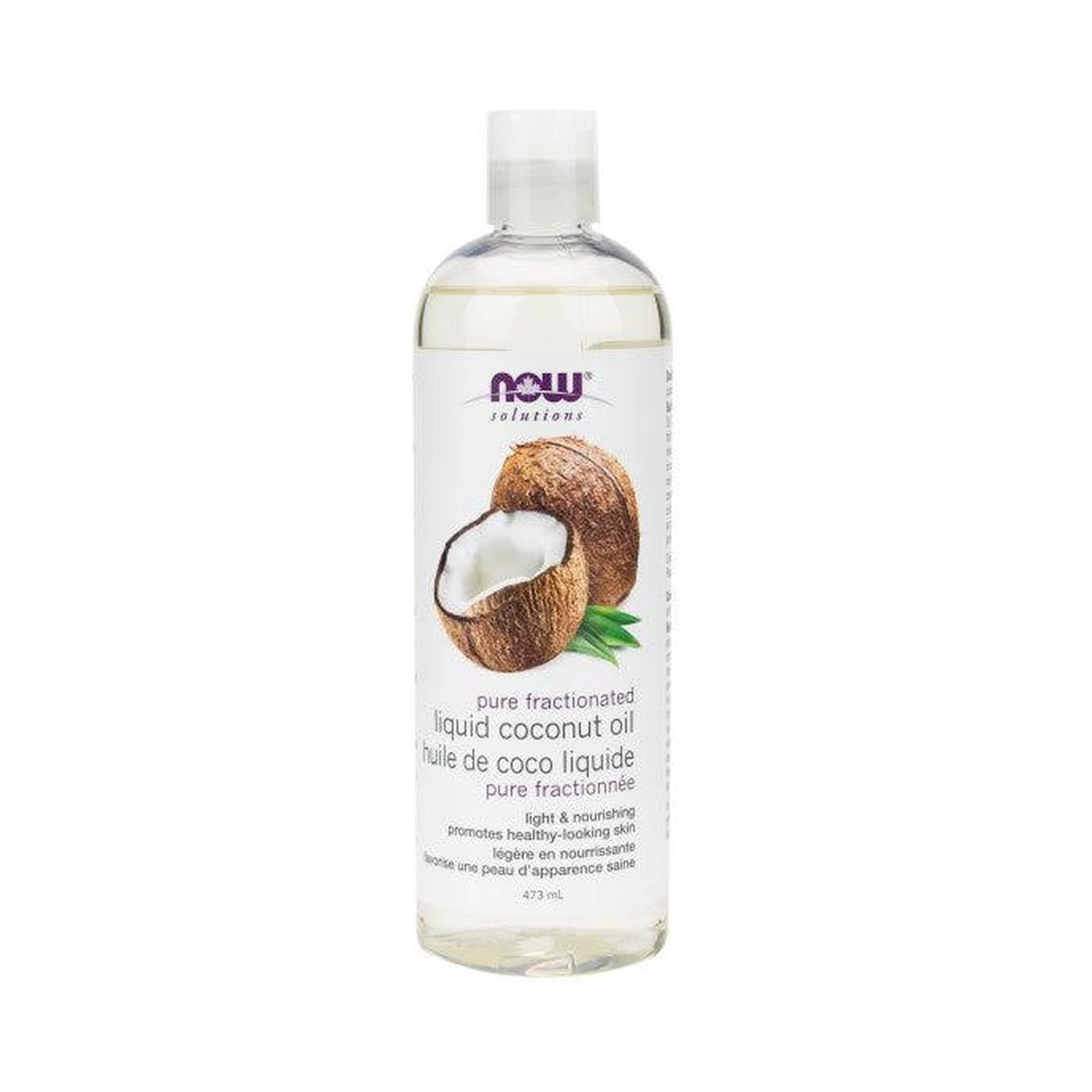 NOW Fractionated Liquid Coconut Oil 473mL
