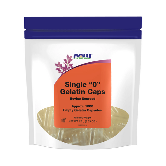 NOW Gelatin Size 0 1000 Capsules