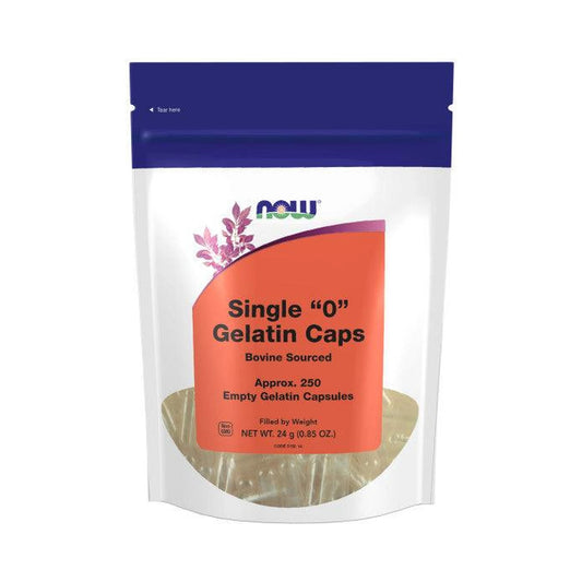 NOW Gelatin Size 0 250 Capsules