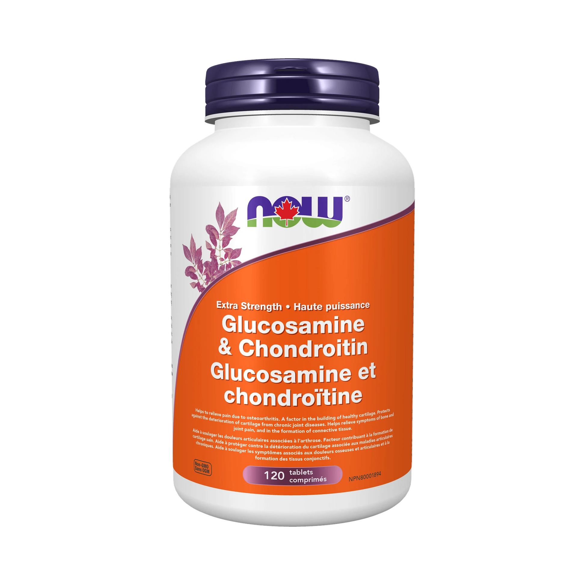 NOW Glucosamine & Chondroitin Extra Strength 120 Tablets