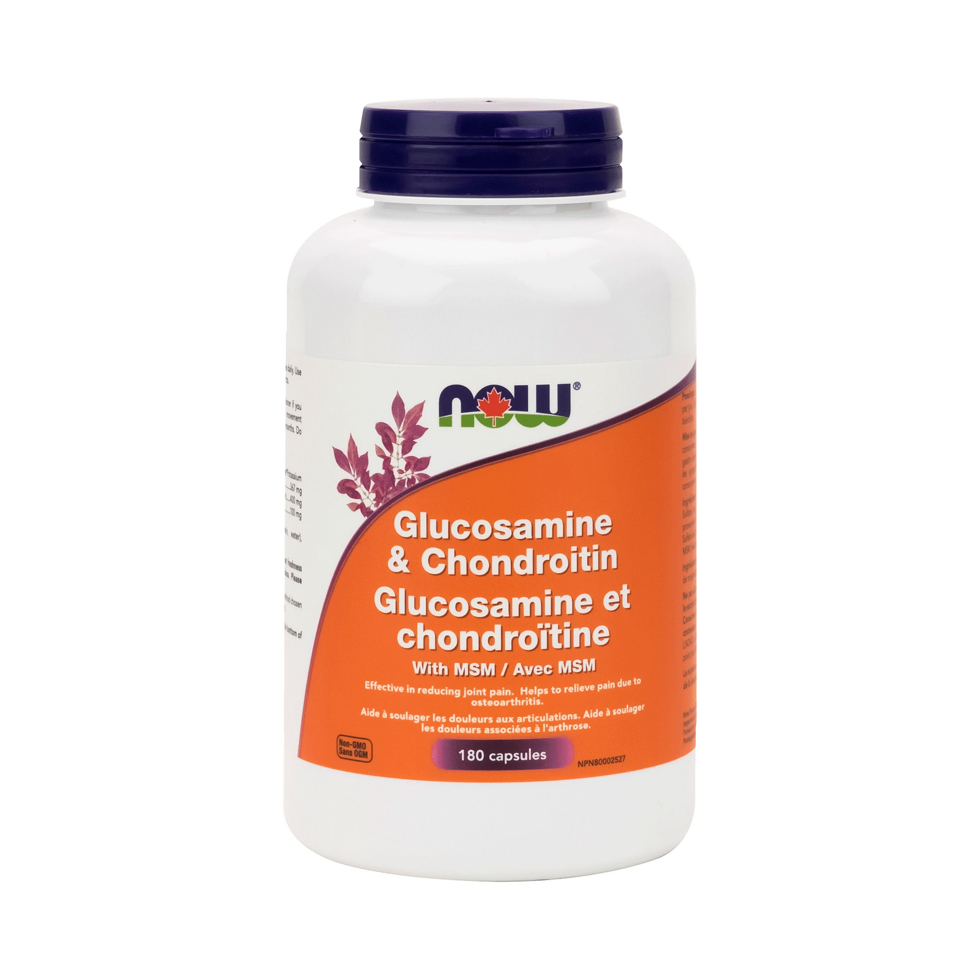 NOW Glucosamine, Chondroitin + MSM 180 Capsules