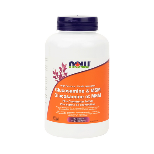 NOW Glucosamine & MSM 180 Veg Capsules