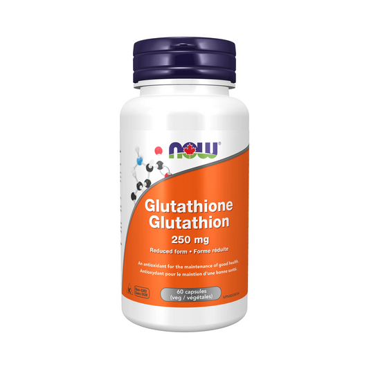 NOW Glutathione 250mg 60 Veg Capsules