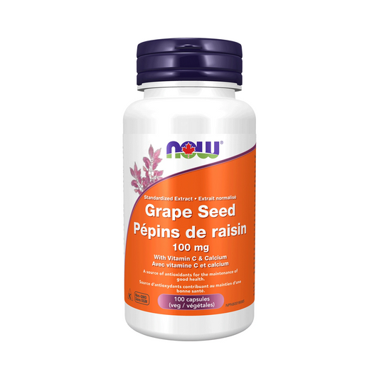 NOW Grape Seed Extract 100mg 100 Veg Capsules