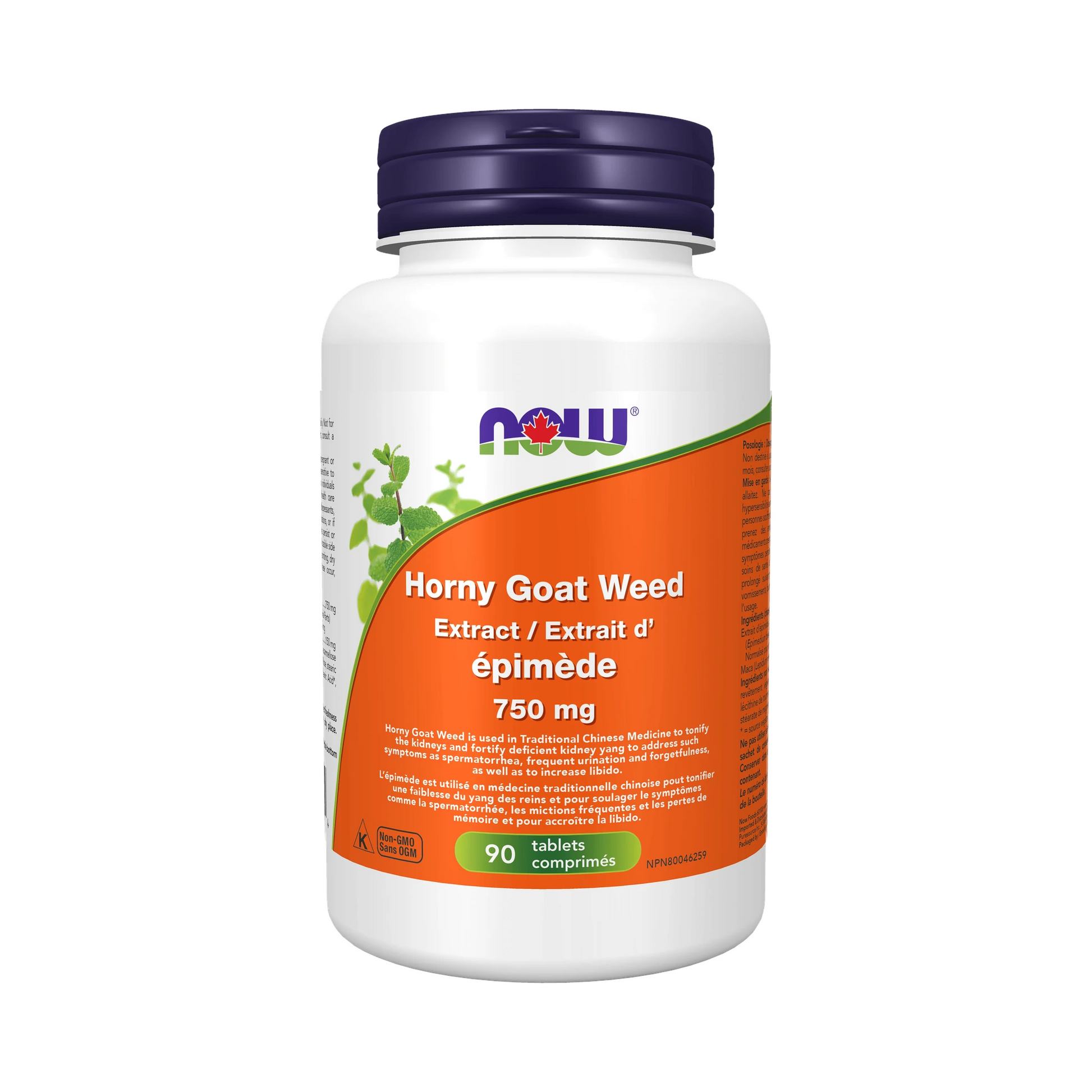 NOW Horny Goat Weed 750 mg 90 Tablets