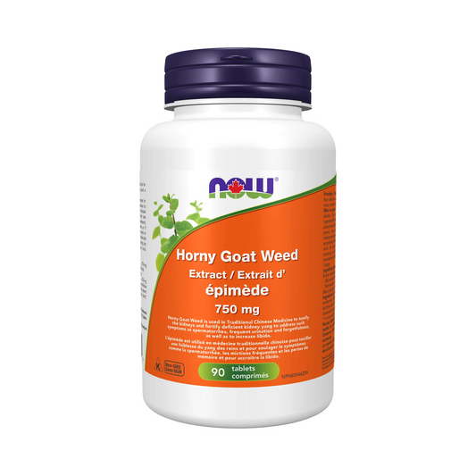 NOW Horny Goat Weed 750 mg 90 Tablets
