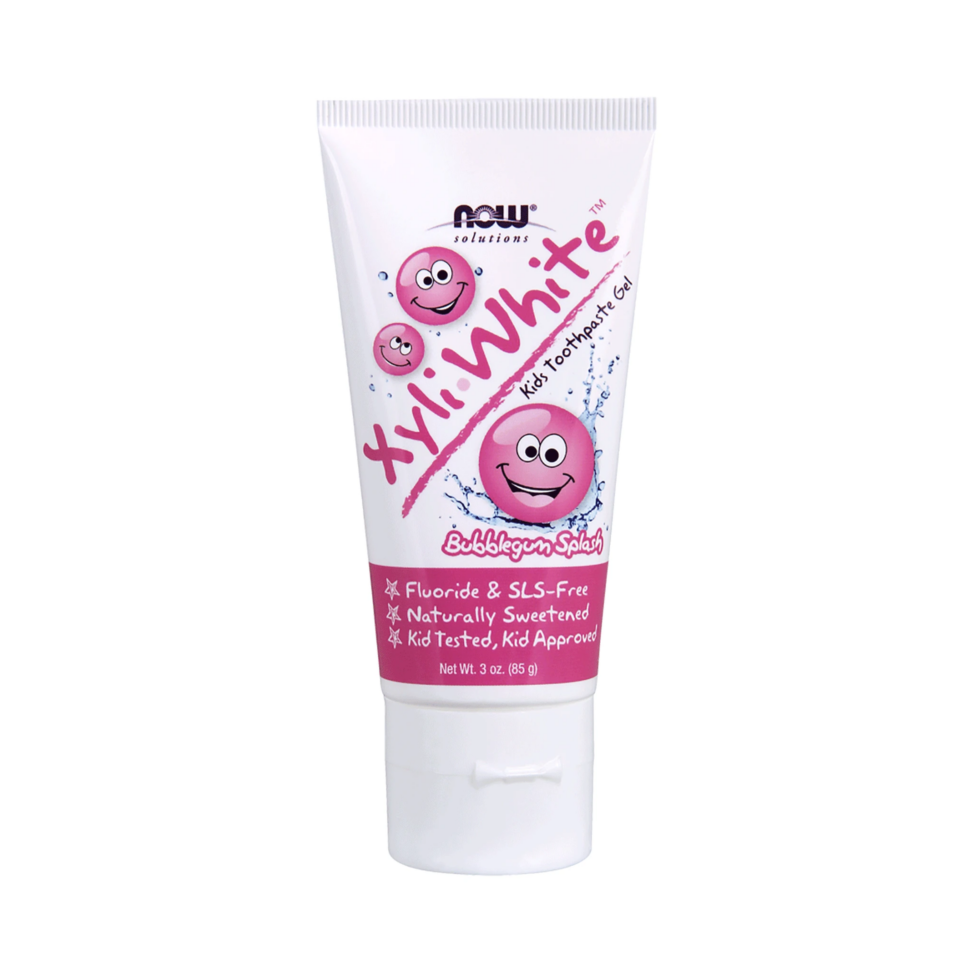 NOW Kids Xyliwhite Bubblegum Splash Toothpaste Gel 85g