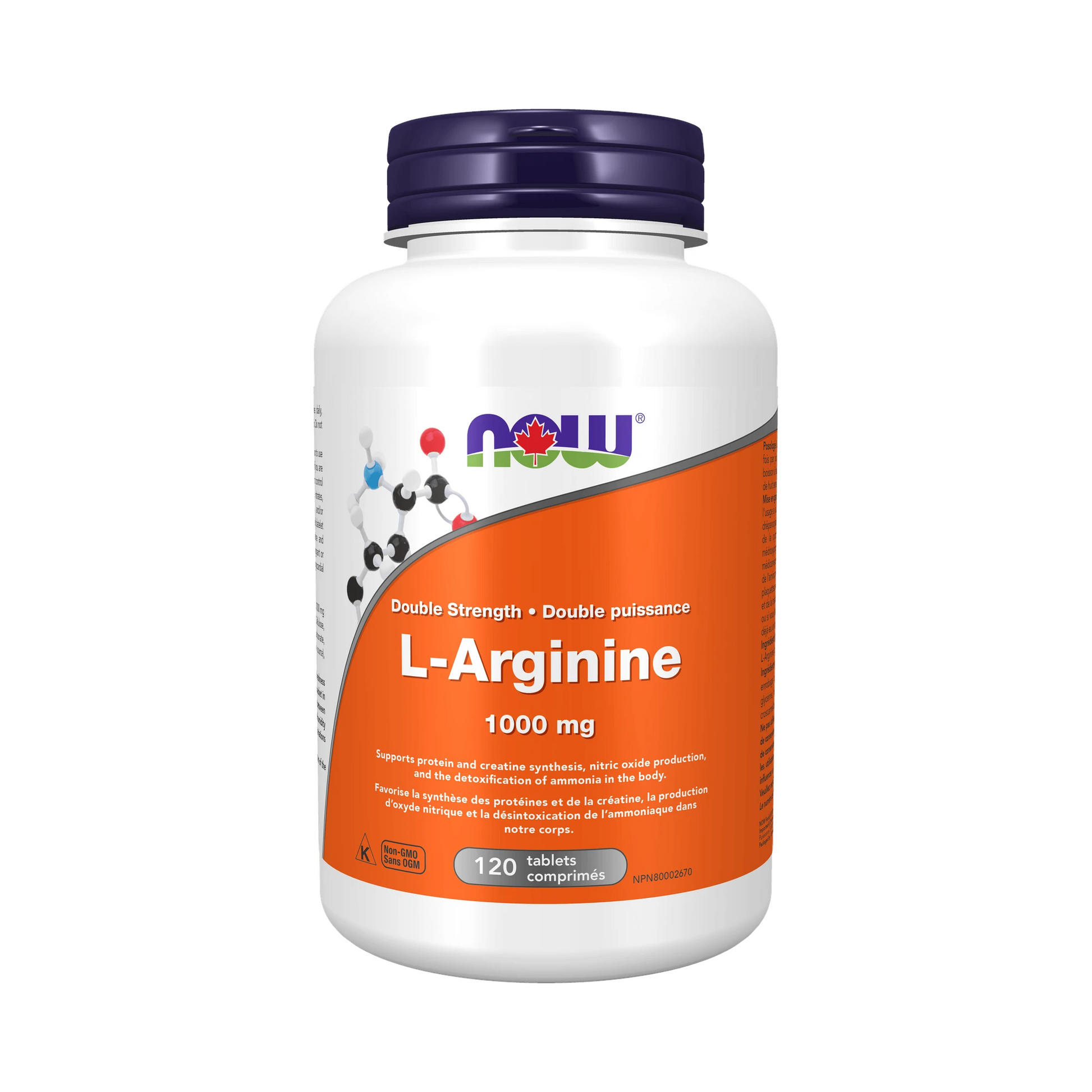 NOW L-Arginine 1000mg Tabs 120 Tablets