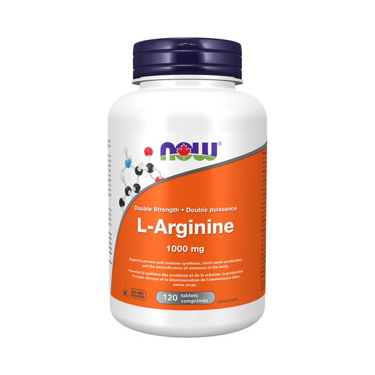 NOW L-Arginine 1000mg Tabs 120 Tablets